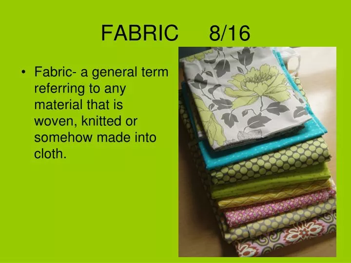 fabric 8 16