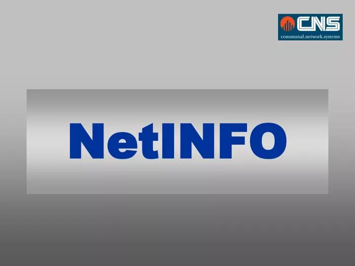 netinfo