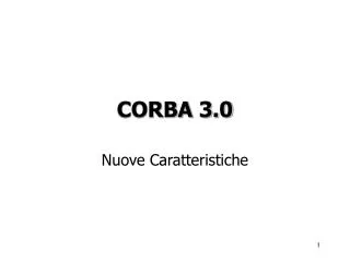 CORBA 3.0