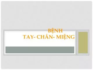 b nh tay ch n mi ng