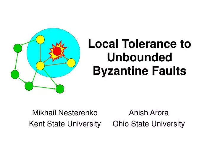 local tolerance to unbounded byzantine faults