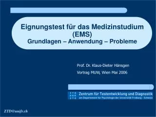 eignungstest f r das medizinstudium ems grundlagen anwendung probleme