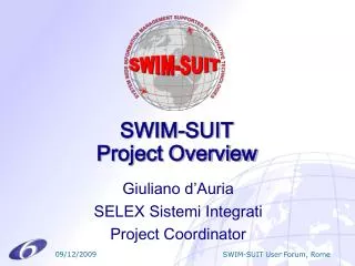 SWIM-SUIT Project Overview