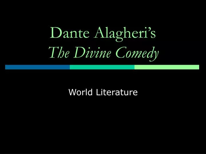 dante alagheri s the divine comedy