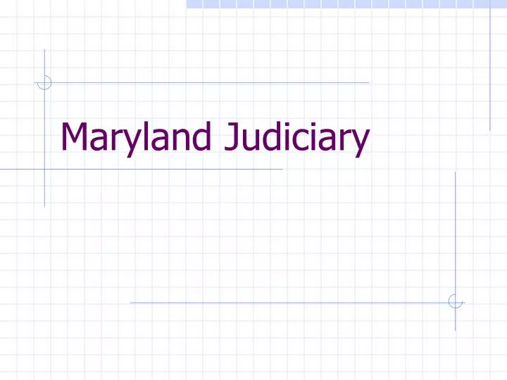 maryland judiciary