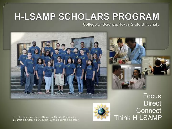 h lsamp scholars program college of science texas state university