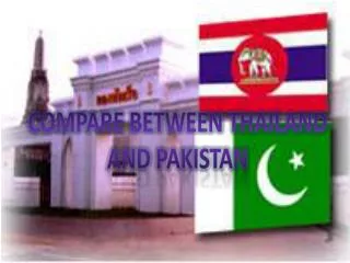 Compare between Thailand and Pakistan