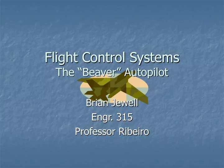 flight control systems the beaver autopilot