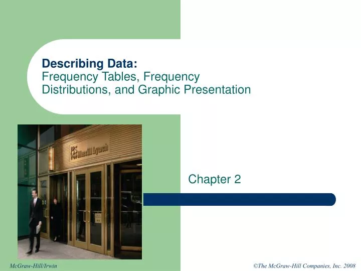 describing data frequency tables frequency distributions and graphic presentation