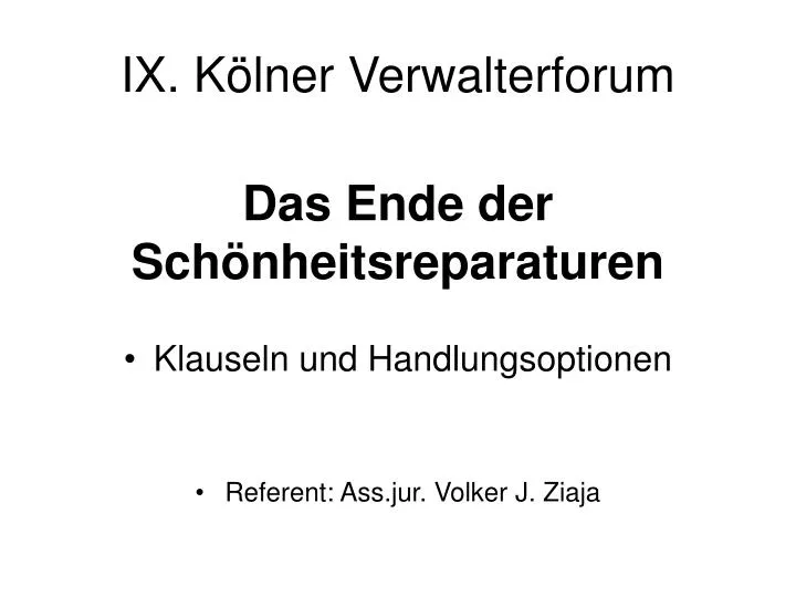 ix k lner verwalterforum