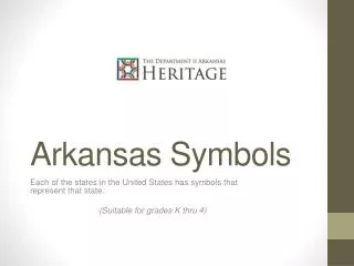 Arkansas Symbols
