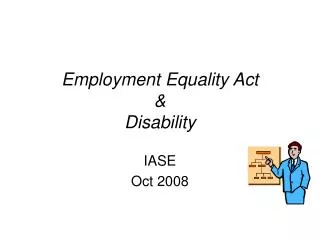 Employment Equality Act &amp; Disability