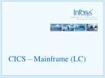 CICS – Mainframe (LC) - slide 1