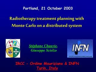 Radiotherapy treatment planning with Monte Carlo on a distributed system