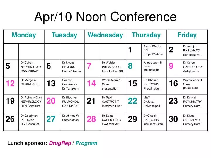 apr 10 noon conference
