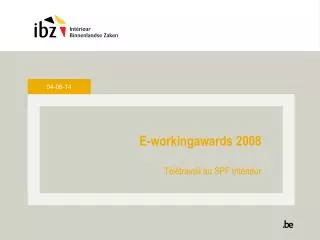 e workingawards 2008