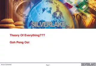 Theory Of Everything??? Goh Peng Ooi