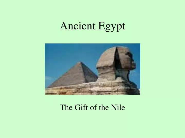 ancient egypt