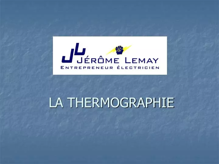 la thermographie