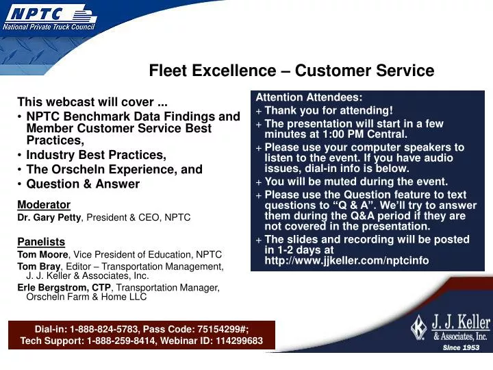 fleet excellence customer service