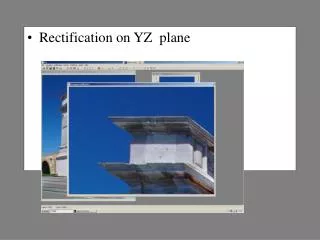 Rectification on YZ plane