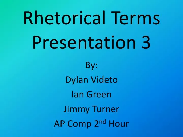 rhetorical terms presentation 3
