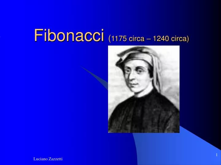fibonacci 1175 circa 1240 circa