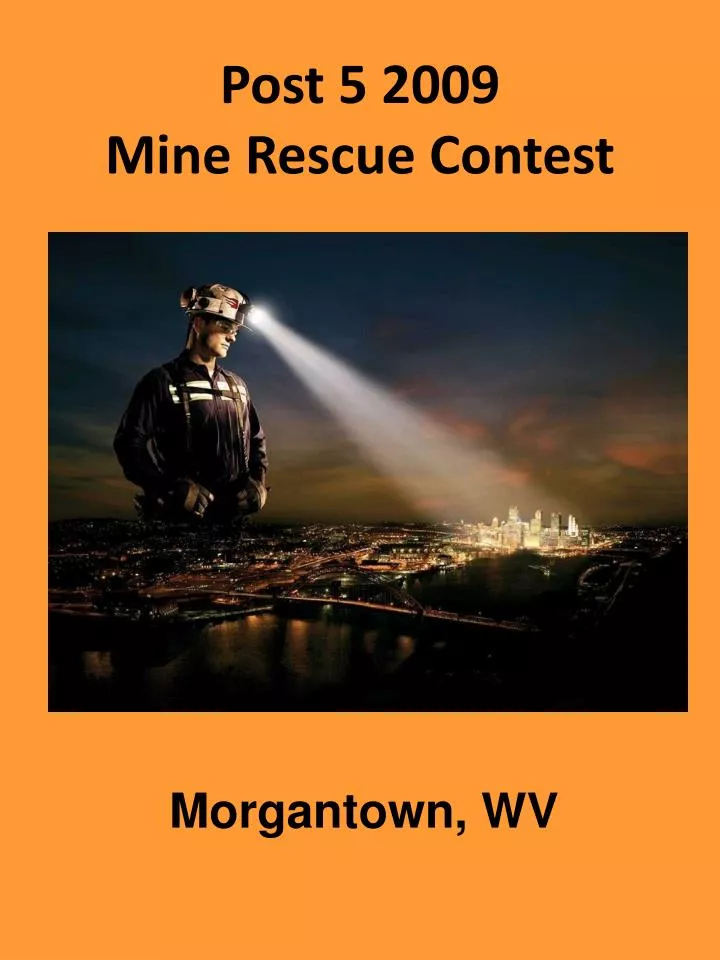 post 5 2009 mine rescue contest