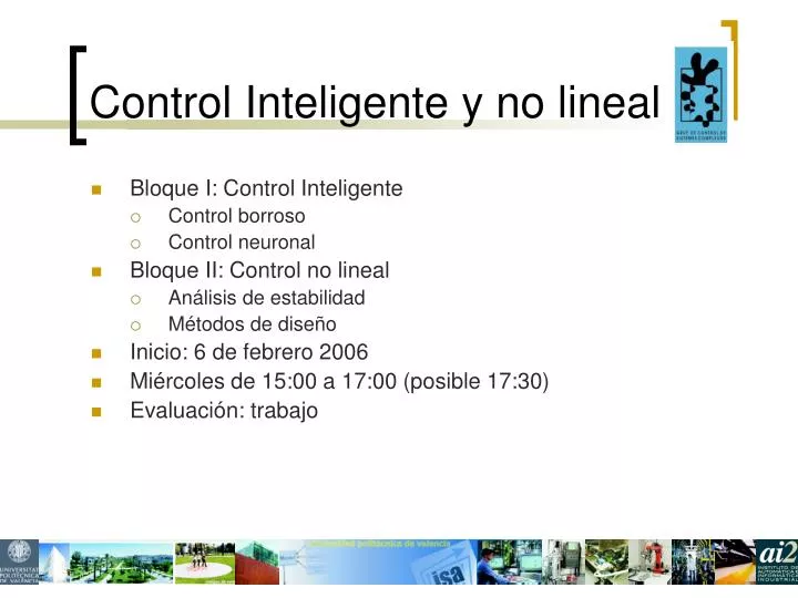 control inteligente y no lineal