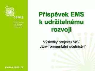 p sp vek ems k udr iteln mu rozvoji