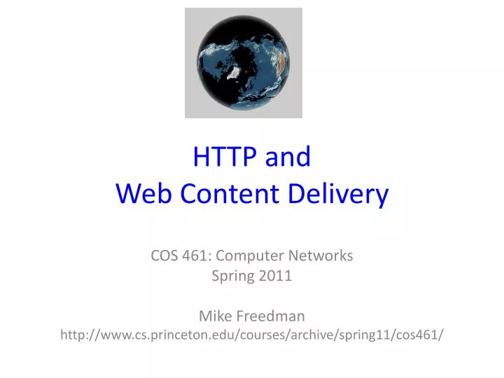 http and web content delivery