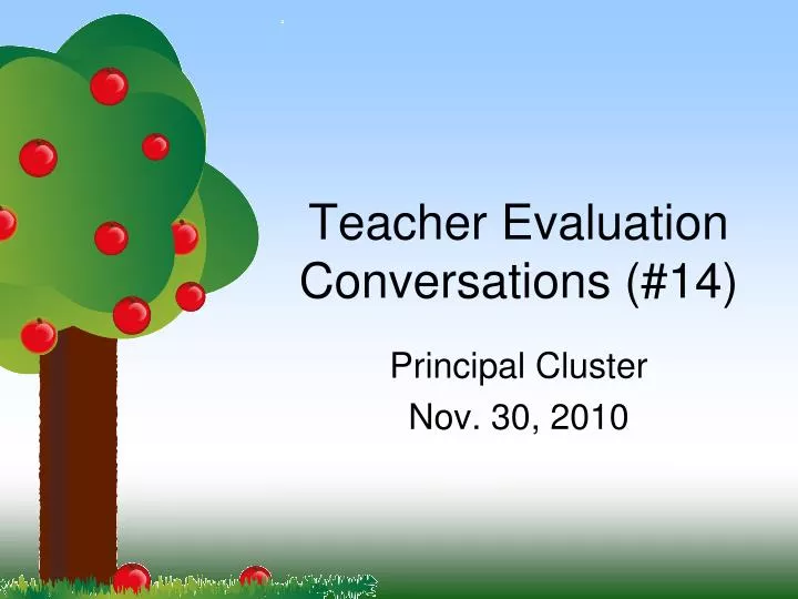 teacher evaluation conversations 14