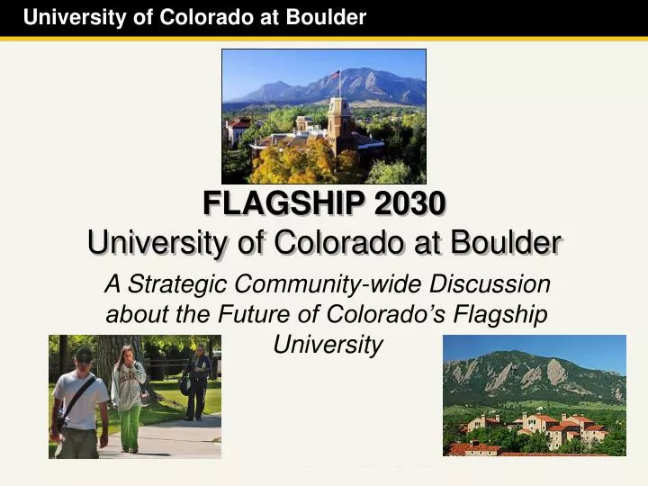 flagship 2030 university of colorado at boulder