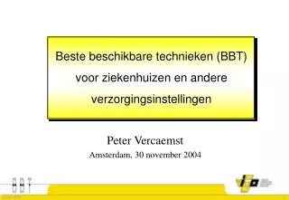 Peter Vercaemst Amsterdam , 30 november 2004