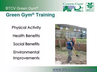 Green Gym ® Training