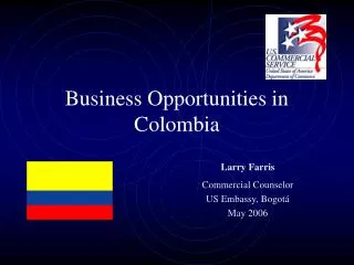 Business Opportunities in Colombia
