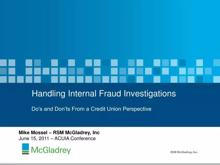 handling internal fraud investigations