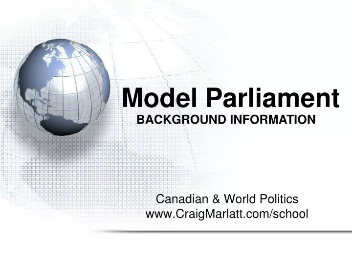 model parliament