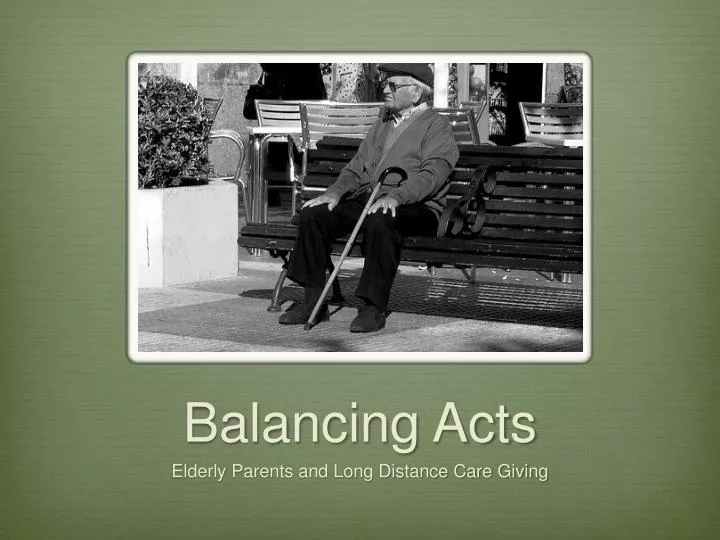 balancing acts