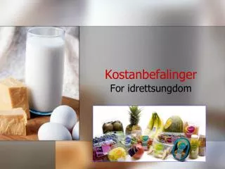 kostanbefalinger