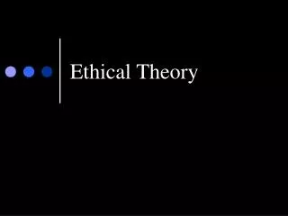 ethical theory