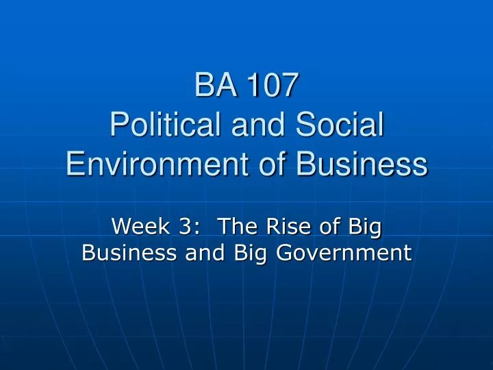 ba 107 political and social environment of business