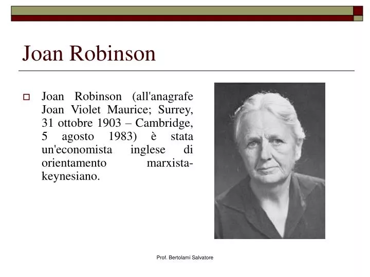 joan robinson