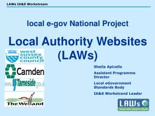 local e-gov National Project Local Authority Websites (LAWs)