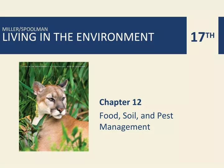 chapter 12 food soil and pest management