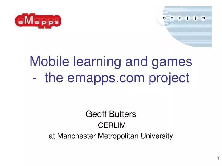 mobile learning and games the emapps com project