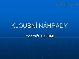 kloubn n hrady