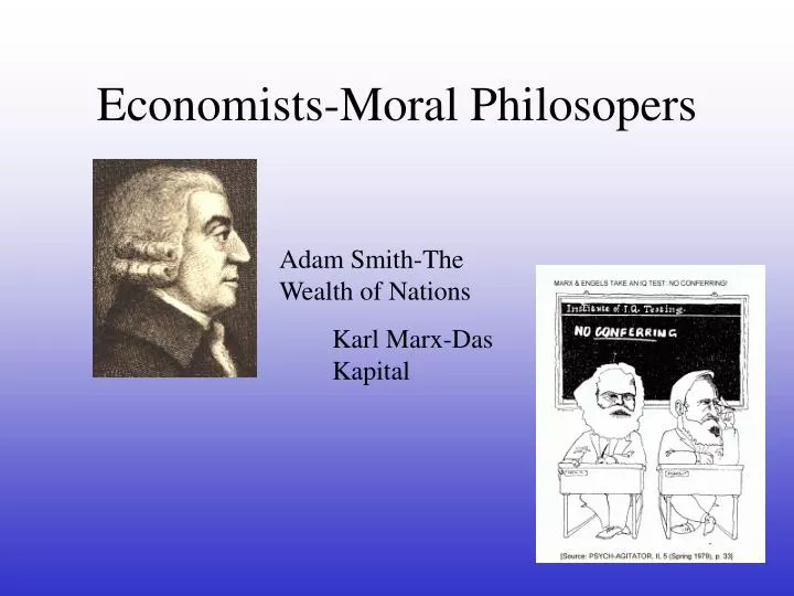 economists moral philosopers