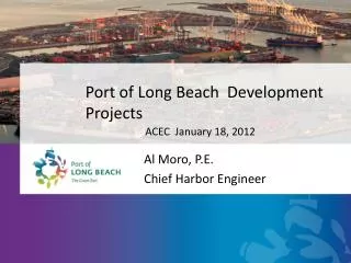 Port of Long Beach Development Projects