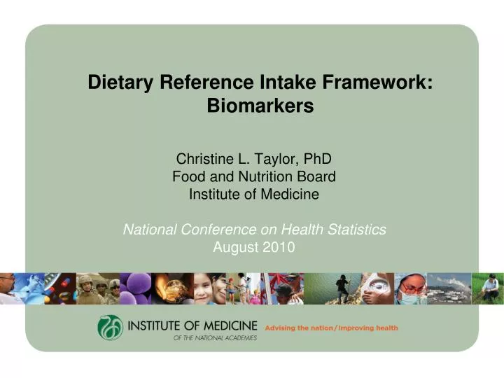 dietary reference intake framework biomarkers